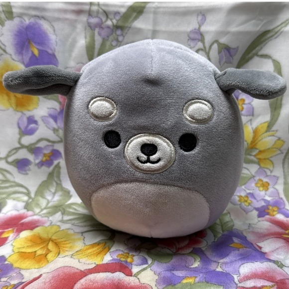 Squishmallows Other - Squishmallows Brian the Gray Puppy Dog 5" Plush Kellytoy Stuffed Animal